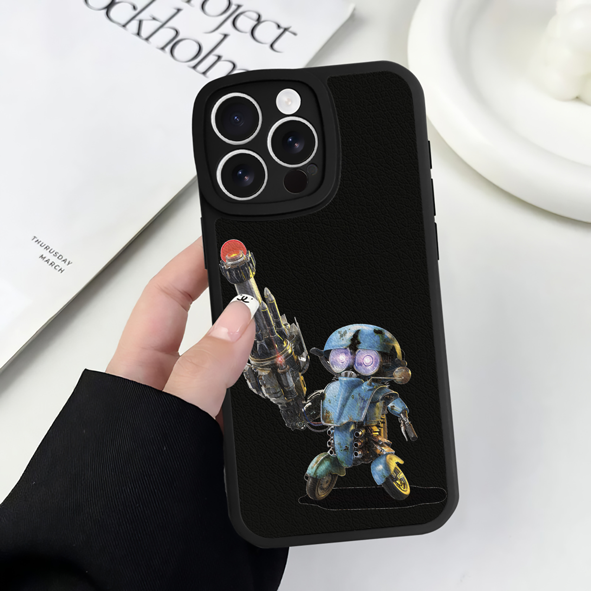 （画像用） Transformers トランスフォーマー 【iPhone 16シリーズ対応】シリコンスマホケース（レザー調） 材質：シリコン
